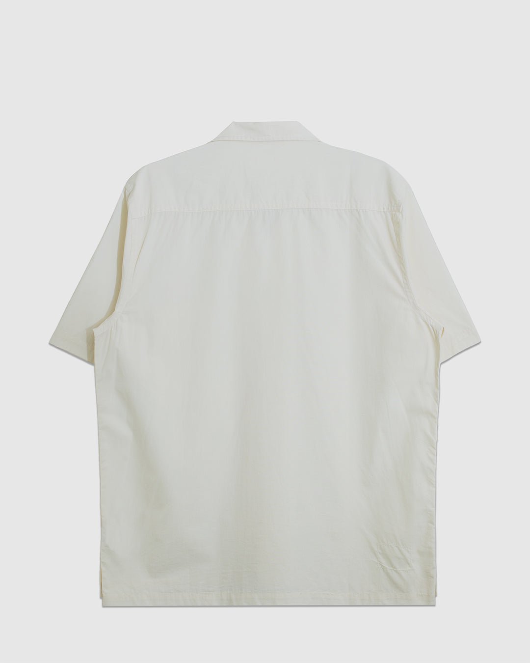 Camp Shirt Broadcloth Ecru - UNIVERSAL WORKS