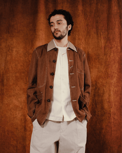 Camp Shirt Broadcloth Ecru - UNIVERSAL WORKS