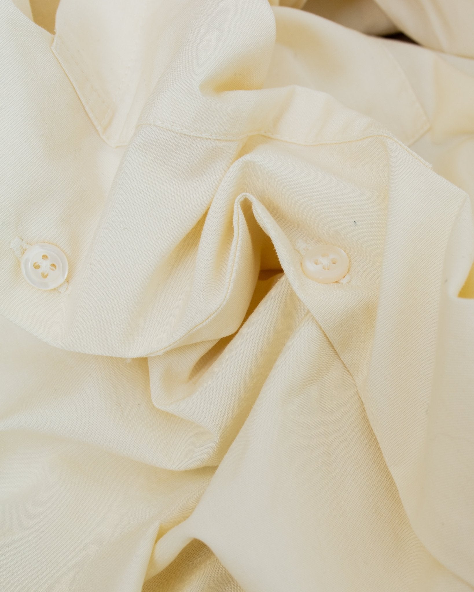 Camp Shirt Broadcloth Ecru - UNIVERSAL WORKS