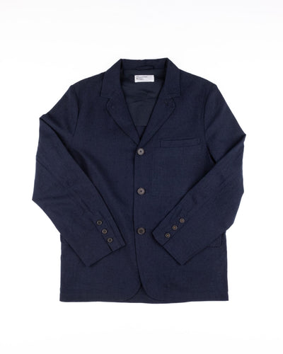 Capitol Jacket Lord Cotton Linen - Navy - UNIVERSAL WORKS