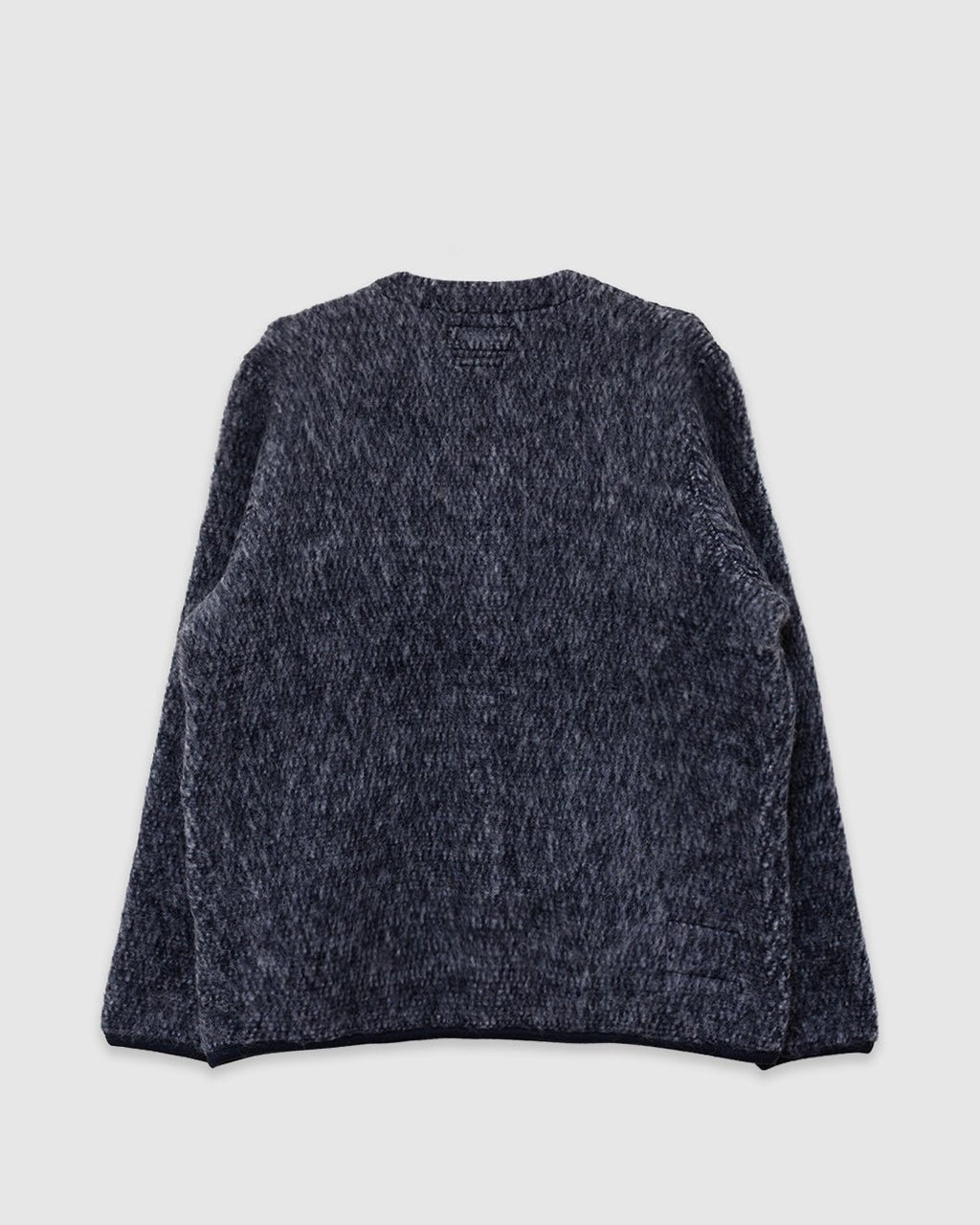 Cardigan Losso Mohair Mix Navy/ Pale Grey - UNIVERSAL WORKS