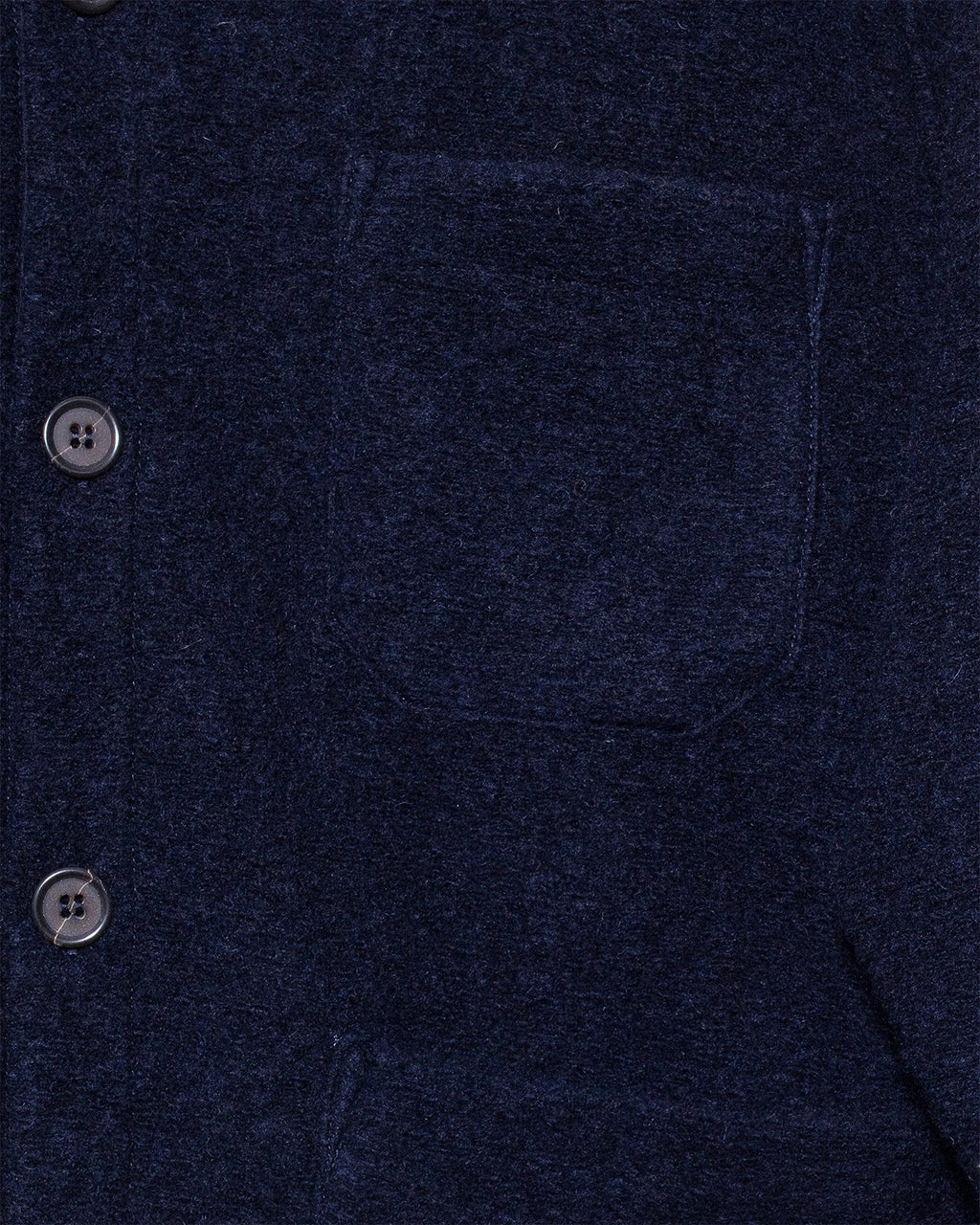 Cardigan Wool Fleece Navy - UNIVERSAL WORKS