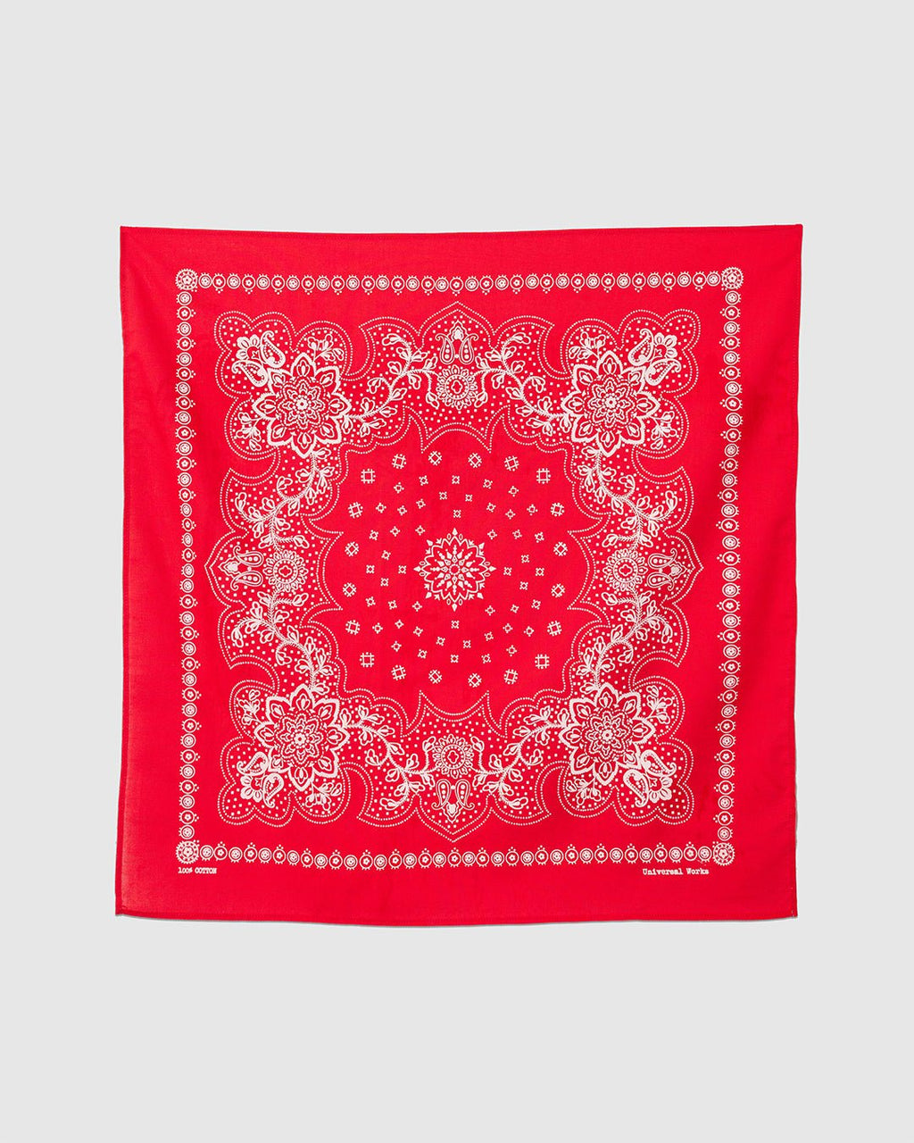 Classic Bandana Neckerchief Red - UNIVERSAL WORKS