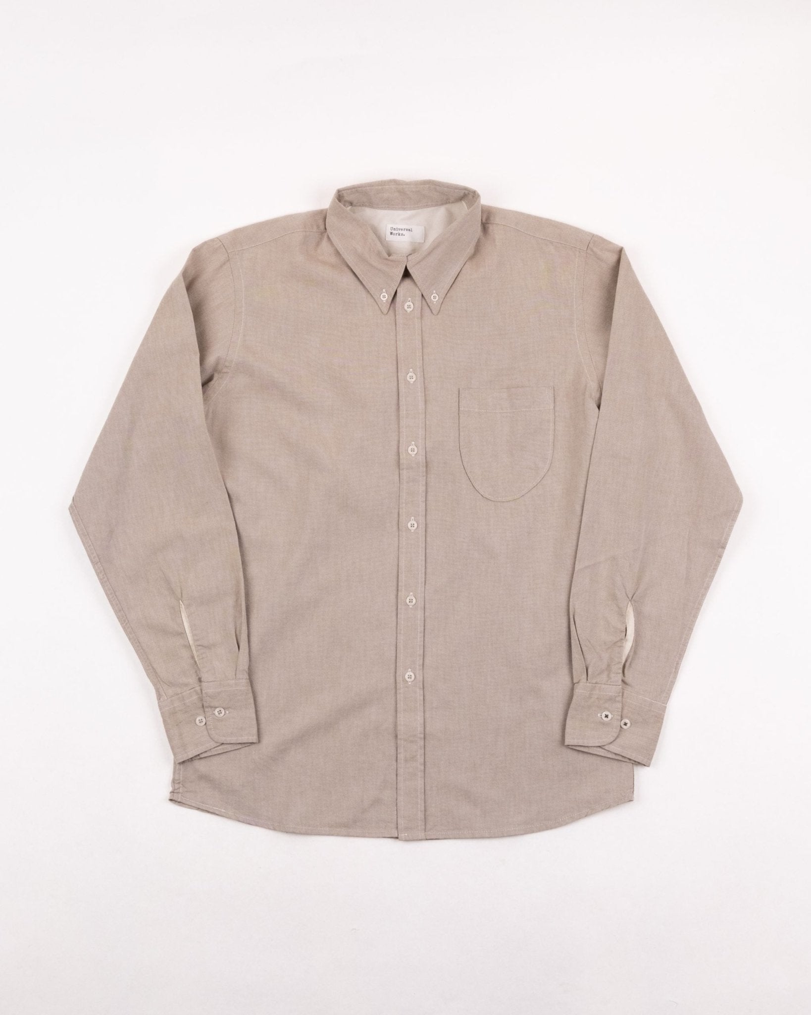 Daybrook Organic Oxford Shirt - Sand - UNIVERSAL WORKS