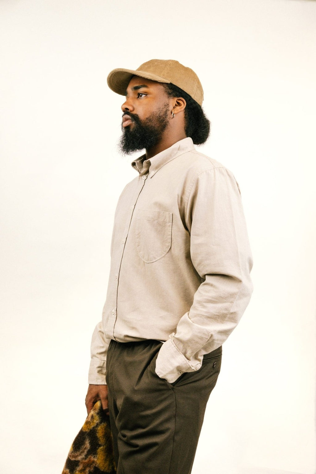 Daybrook Organic Oxford Shirt - Sand - UNIVERSAL WORKS