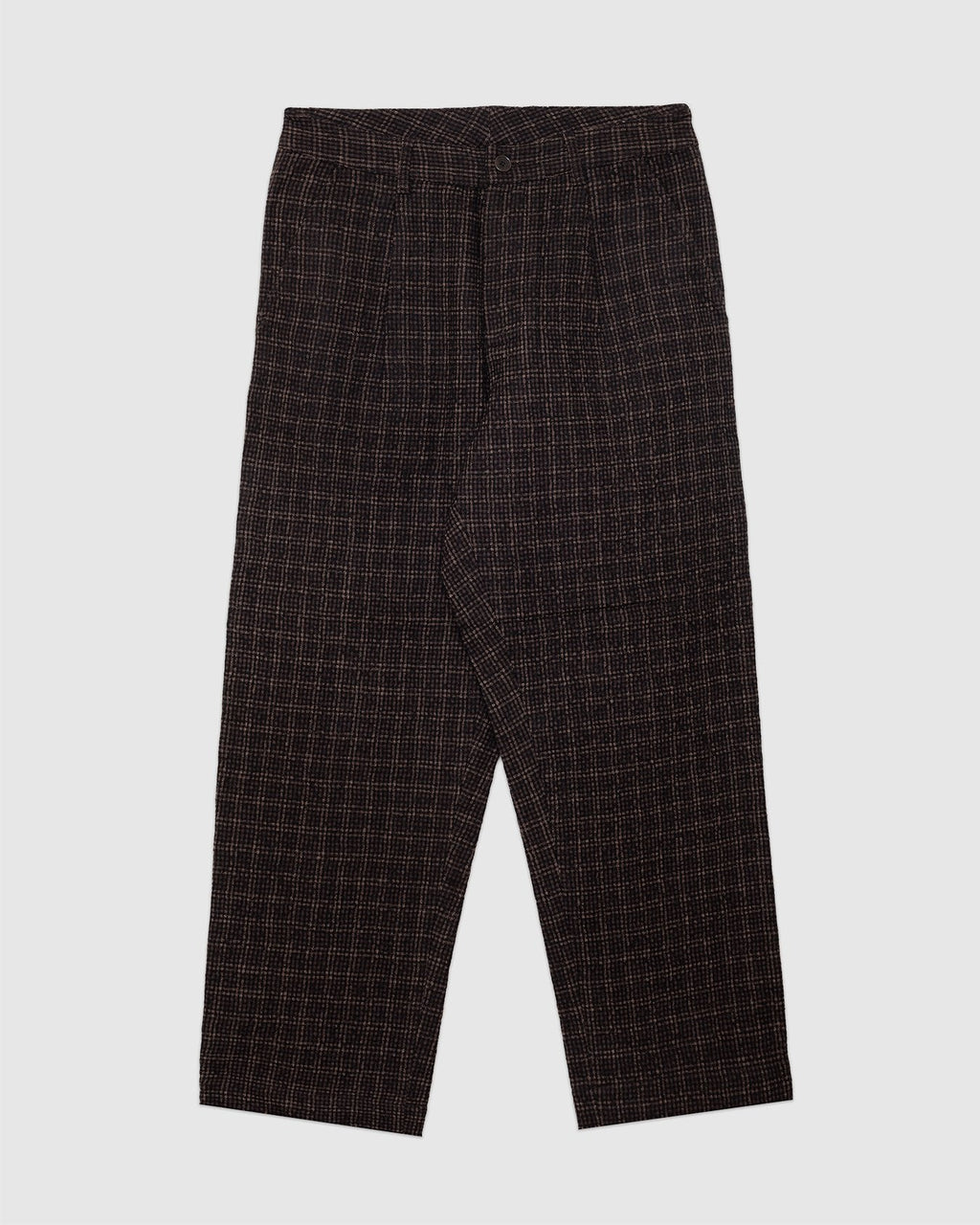 Duke Pant Brown Cedar Check - UNIVERSAL WORKS
