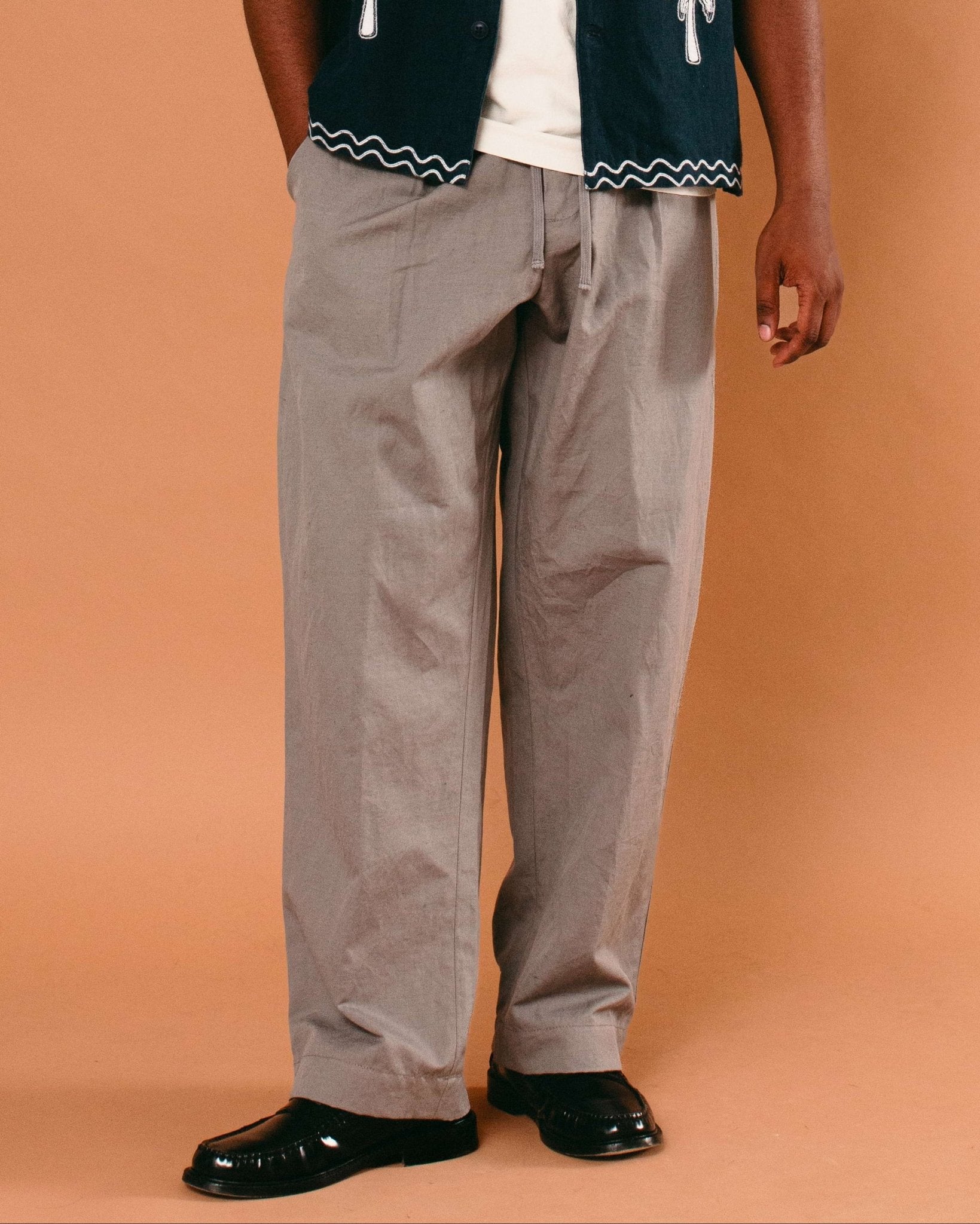 Duke Pant Kennedy Stripe Brown - UNIVERSAL WORKS