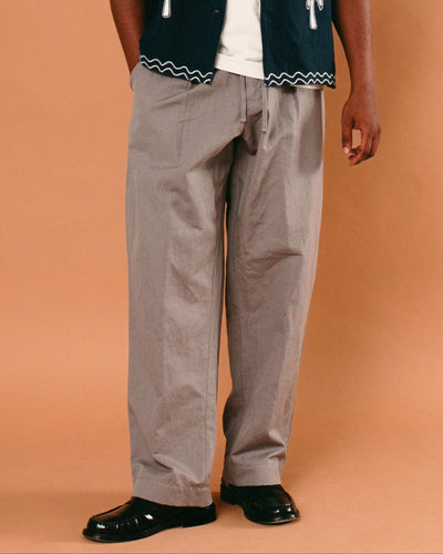 Duke Pant Kennedy Stripe Brown - UNIVERSAL WORKS