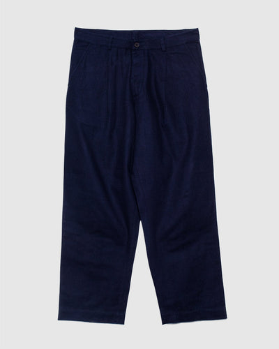 Duke Pant Navy Brushed Moleskin - UNIVERSAL WORKS