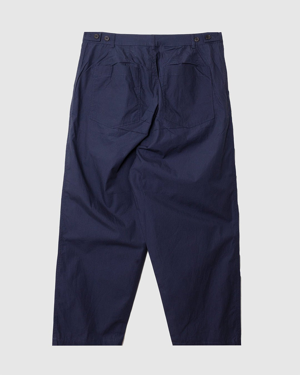 Dutch Pant Peached Poplin Navy - UNIVERSAL WORKS