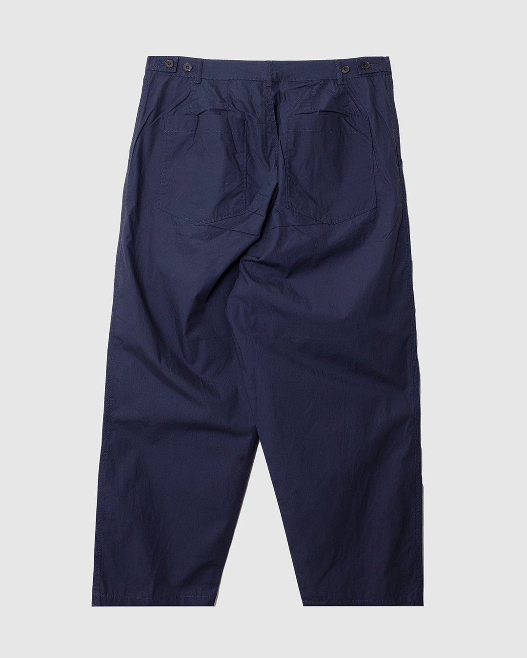 Dutch Pant Peached Poplin Navy - UNIVERSAL WORKS