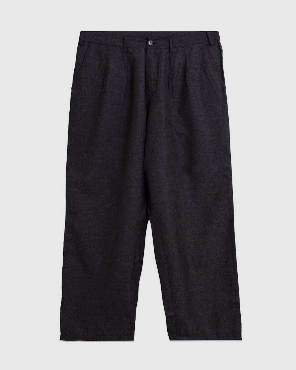 Dutch Pant Tropical Suiting Brown Marl - UNIVERSAL WORKS
