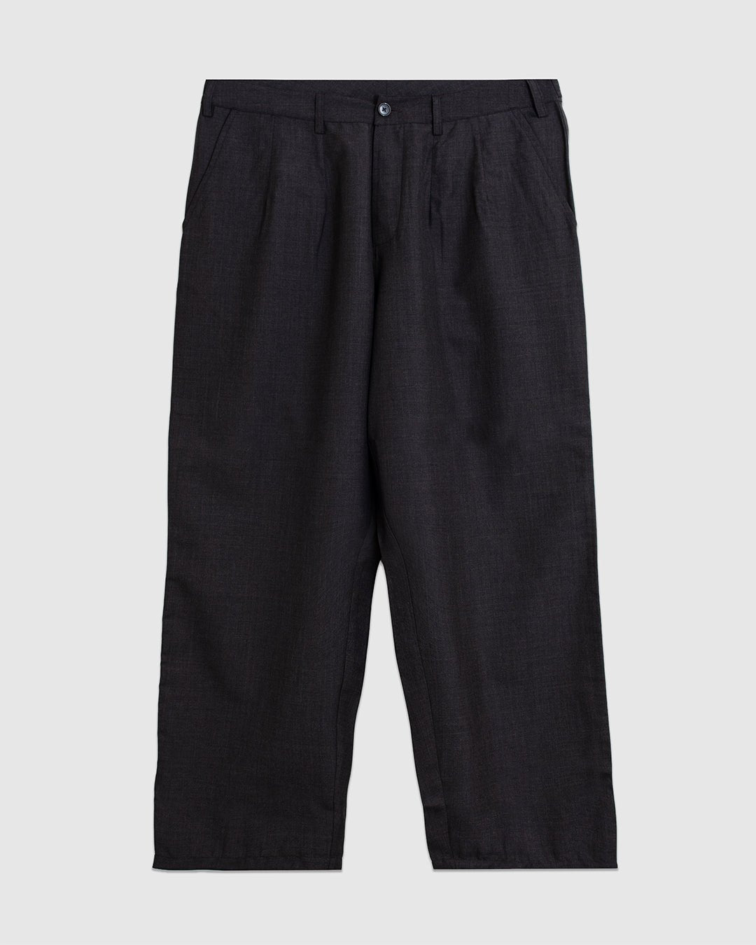 Dutch Pant Tropical Suiting Brown Marl - UNIVERSAL WORKS