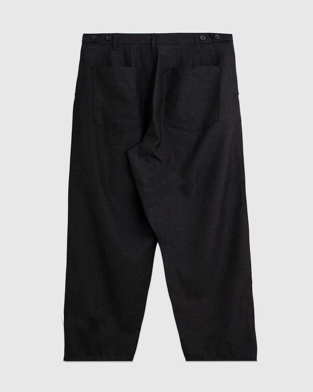 Dutch Pant Tropical Suiting Brown Marl - UNIVERSAL WORKS