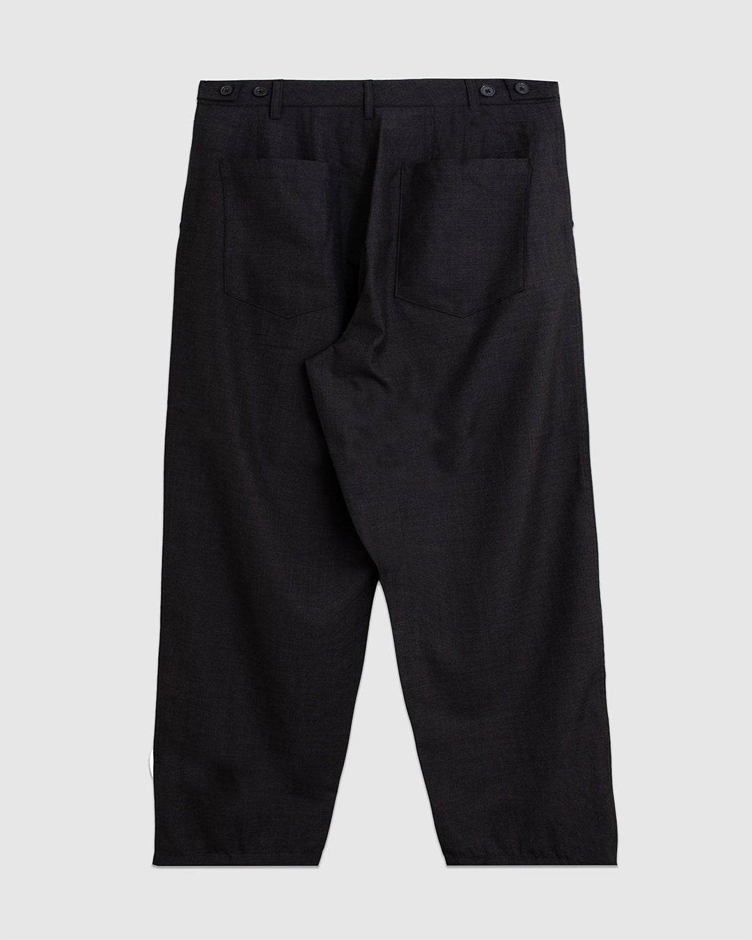 Dutch Pant Tropical Suiting Brown Marl - UNIVERSAL WORKS