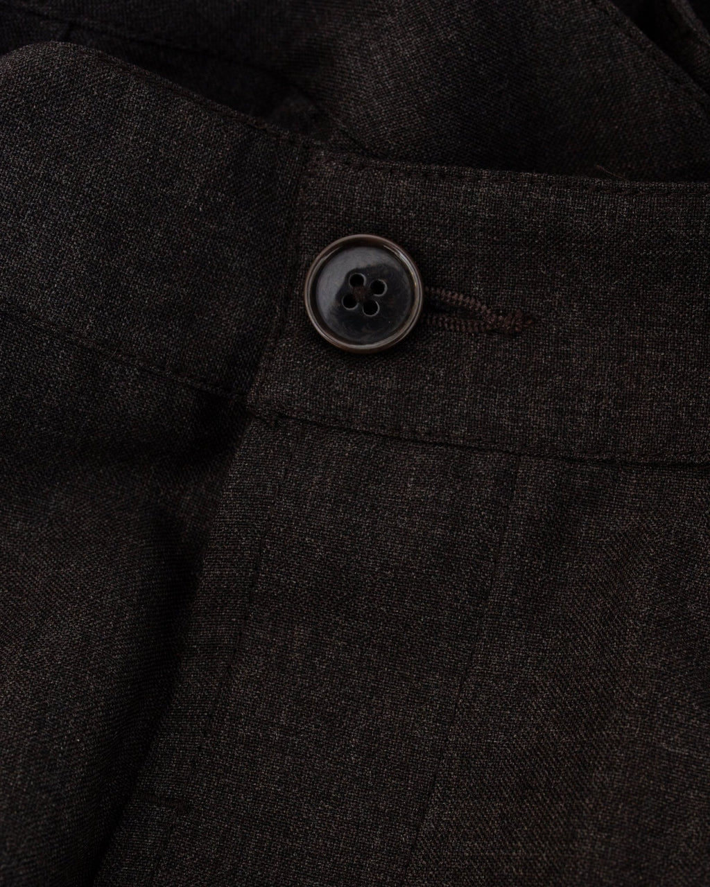 Dutch Pant Tropical Suiting Brown Marl - UNIVERSAL WORKS