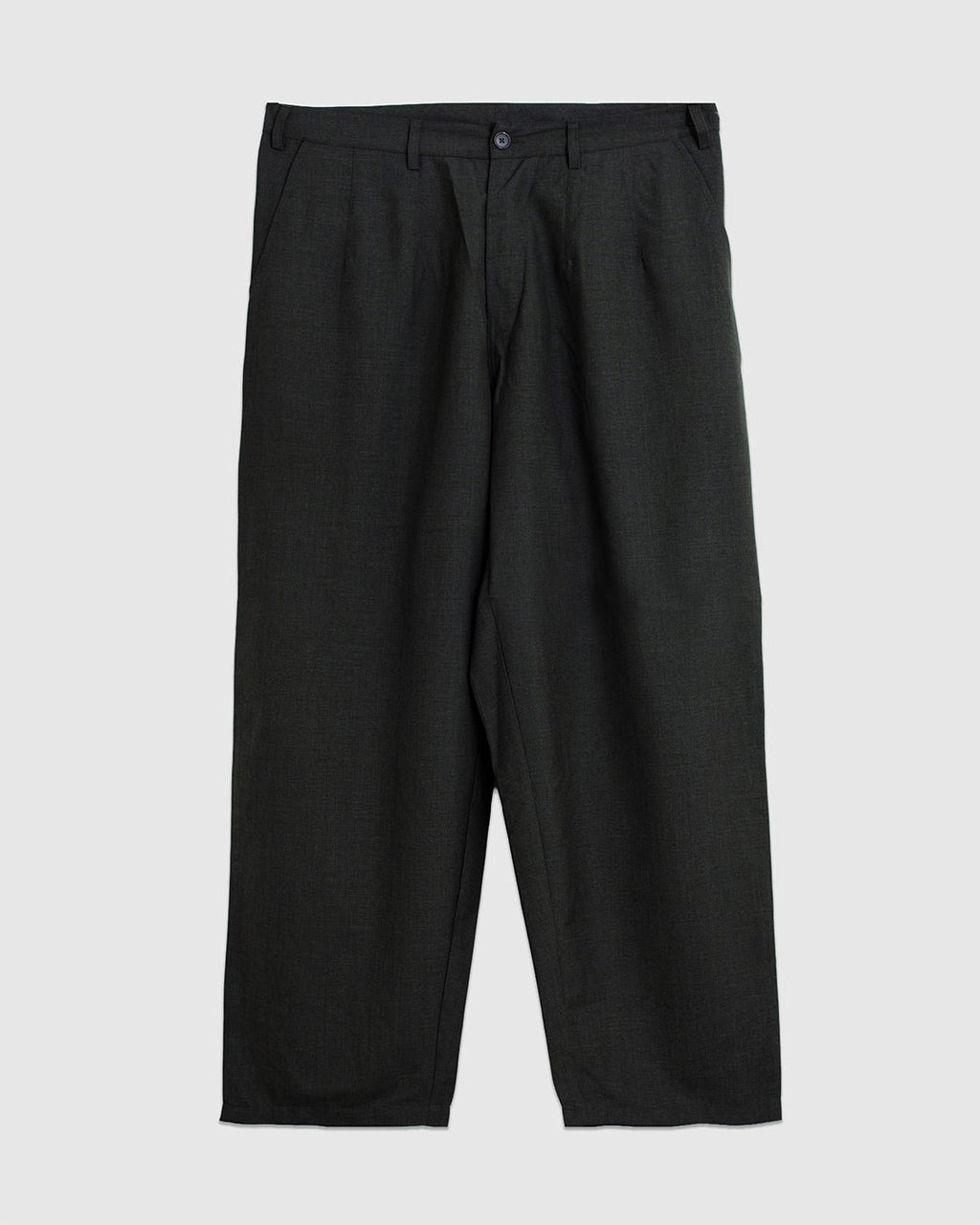 Dutch Pant Tropical Suiting Olive Marl - UNIVERSAL WORKS
