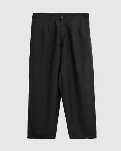 Dutch Pant Tropical Suiting Olive Marl - UNIVERSAL WORKS