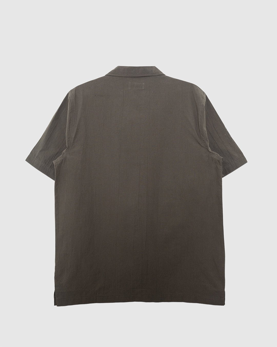 Dwight Overshirt Tech Cotton Olive - UNIVERSAL WORKS