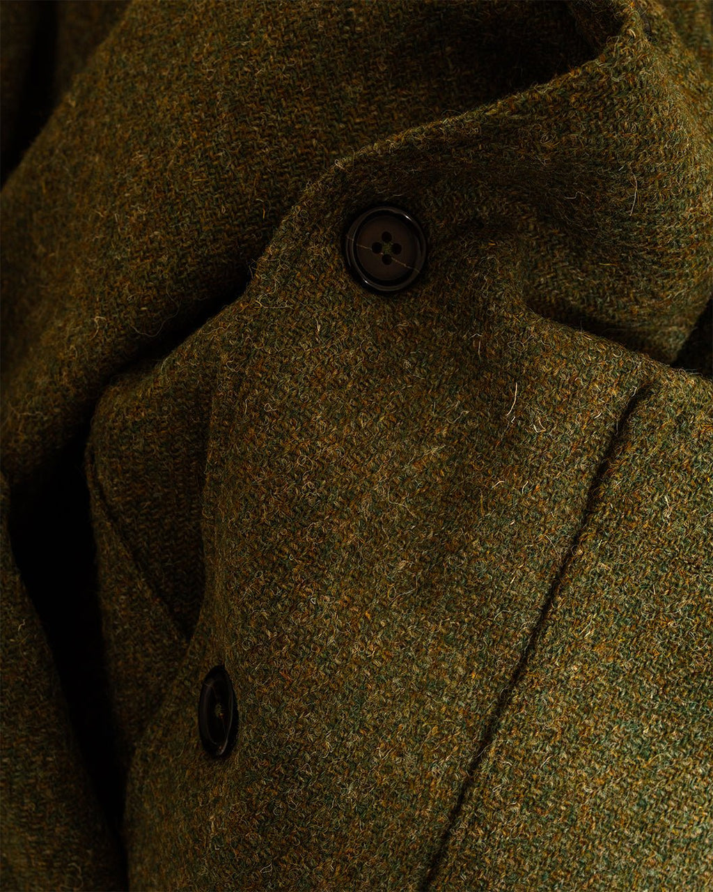 Easy Jacket Harris Tweed Olive - UNIVERSAL WORKS