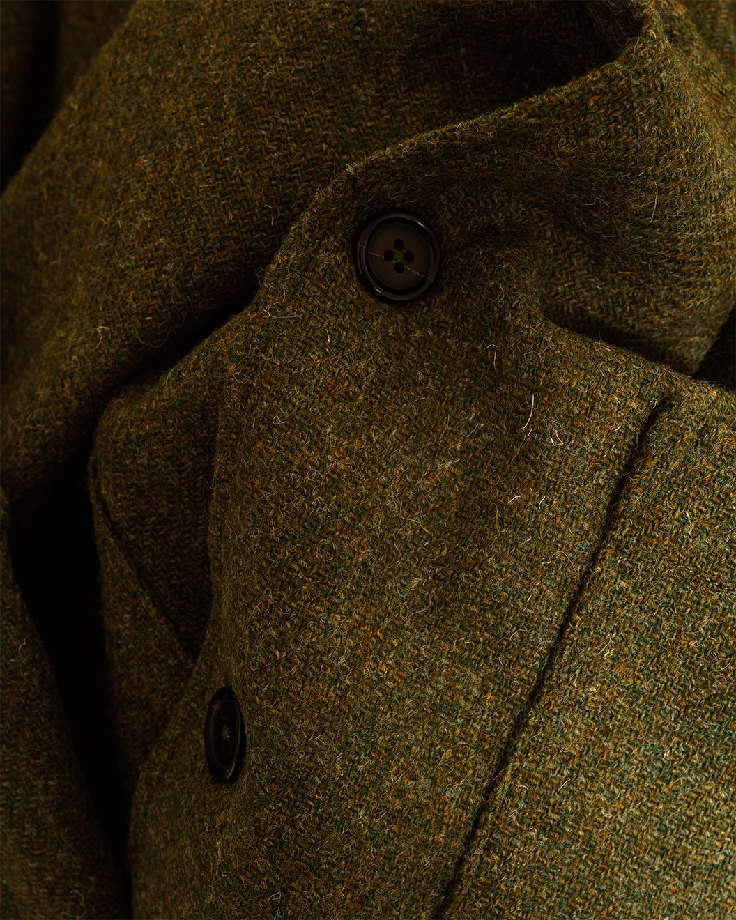 Easy Jacket Harris Tweed Olive - UNIVERSAL WORKS