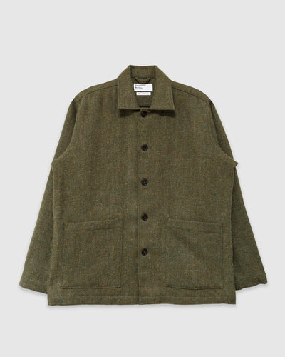 Easy Jacket Harris Tweed Olive - UNIVERSAL WORKS