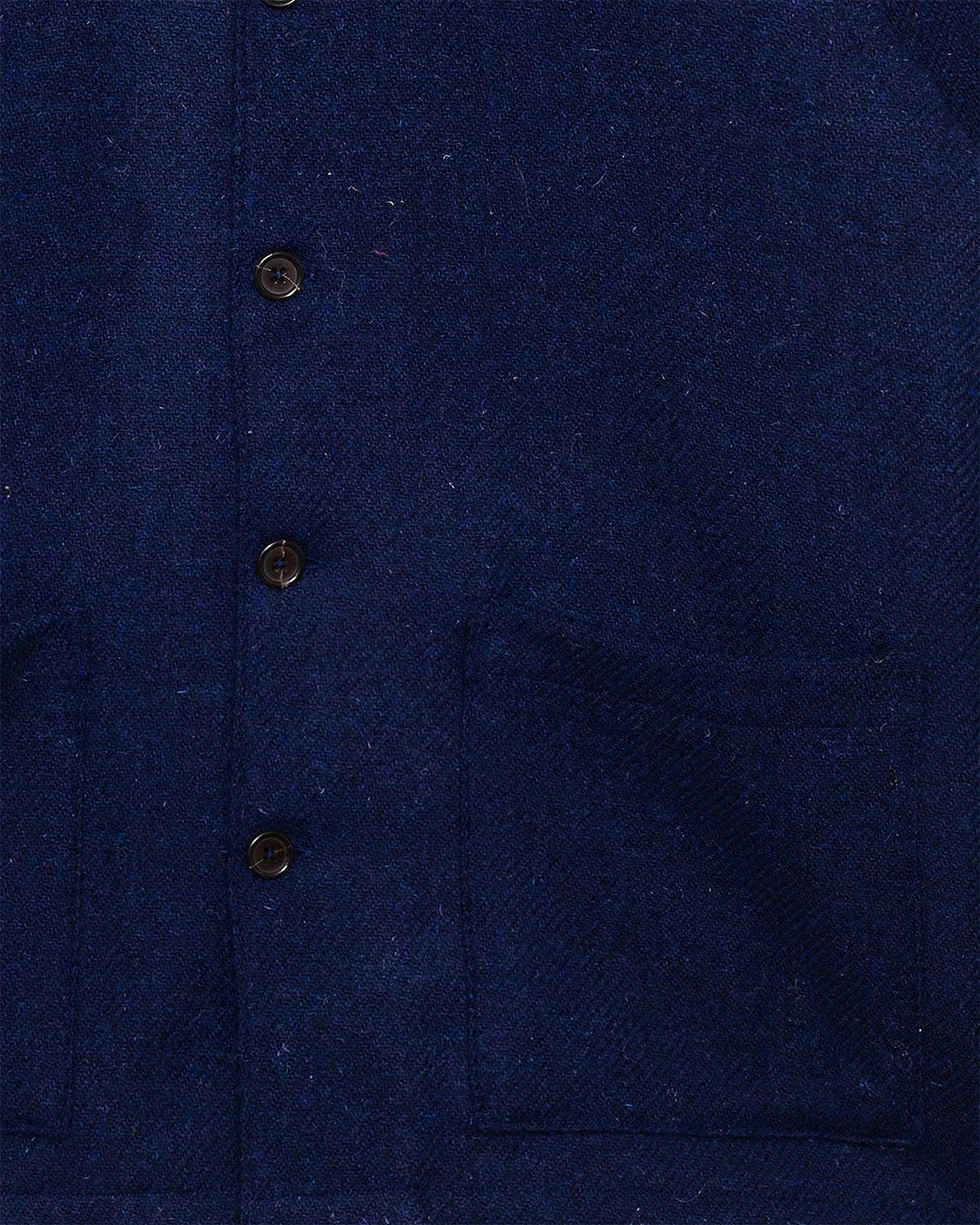 Easy Jacket Indigo Harris Tweed Plaid - UNIVERSAL WORKS