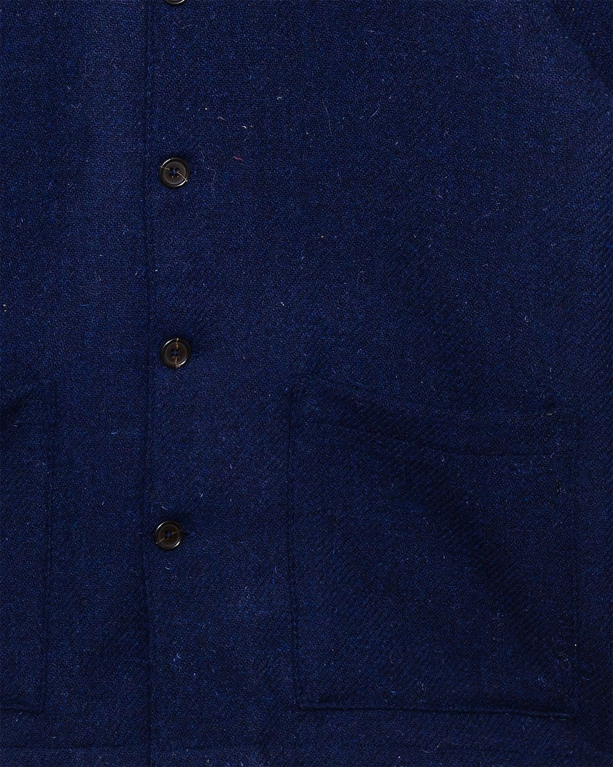 Easy Jacket Indigo Harris Tweed Plaid - UNIVERSAL WORKS