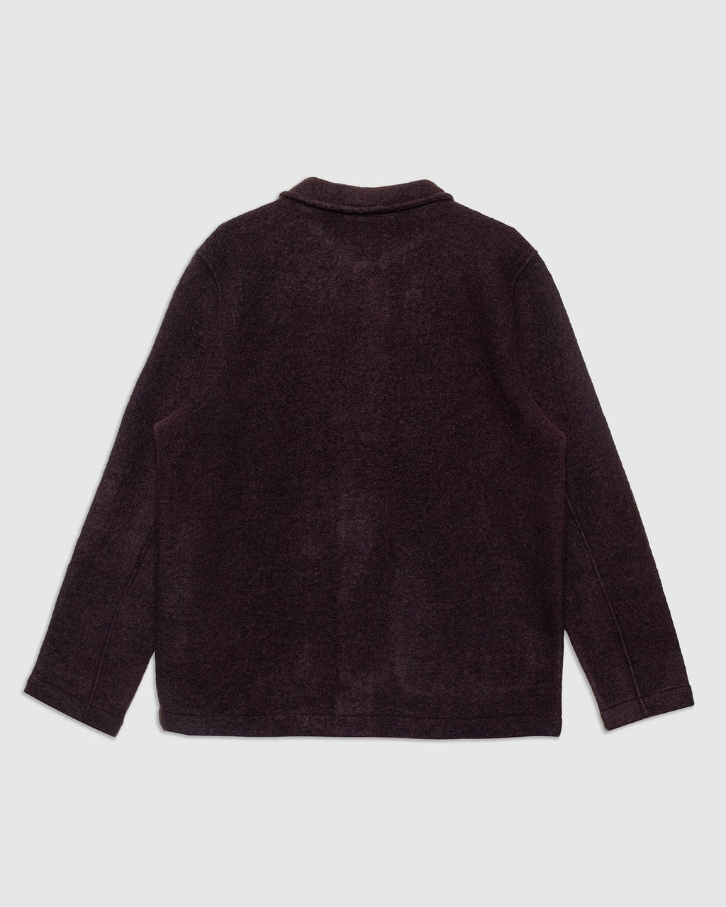 Field Jacket Brown Wool Fleece - UNIVERSAL WORKS