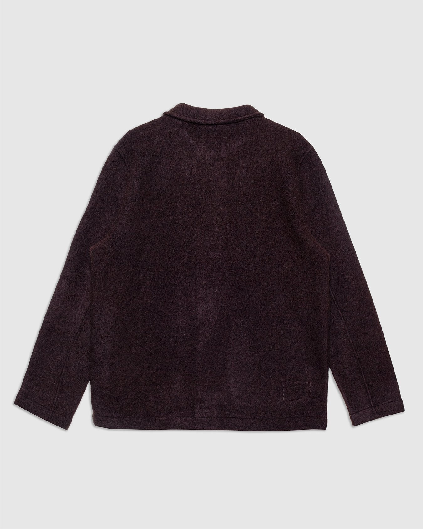 Field Jacket Brown Wool Fleece - UNIVERSAL WORKS