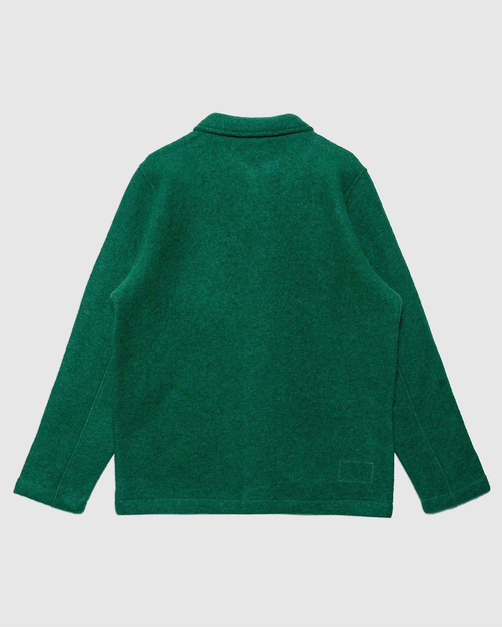 Field Jacket Green Wool Fleece - UNIVERSAL WORKS