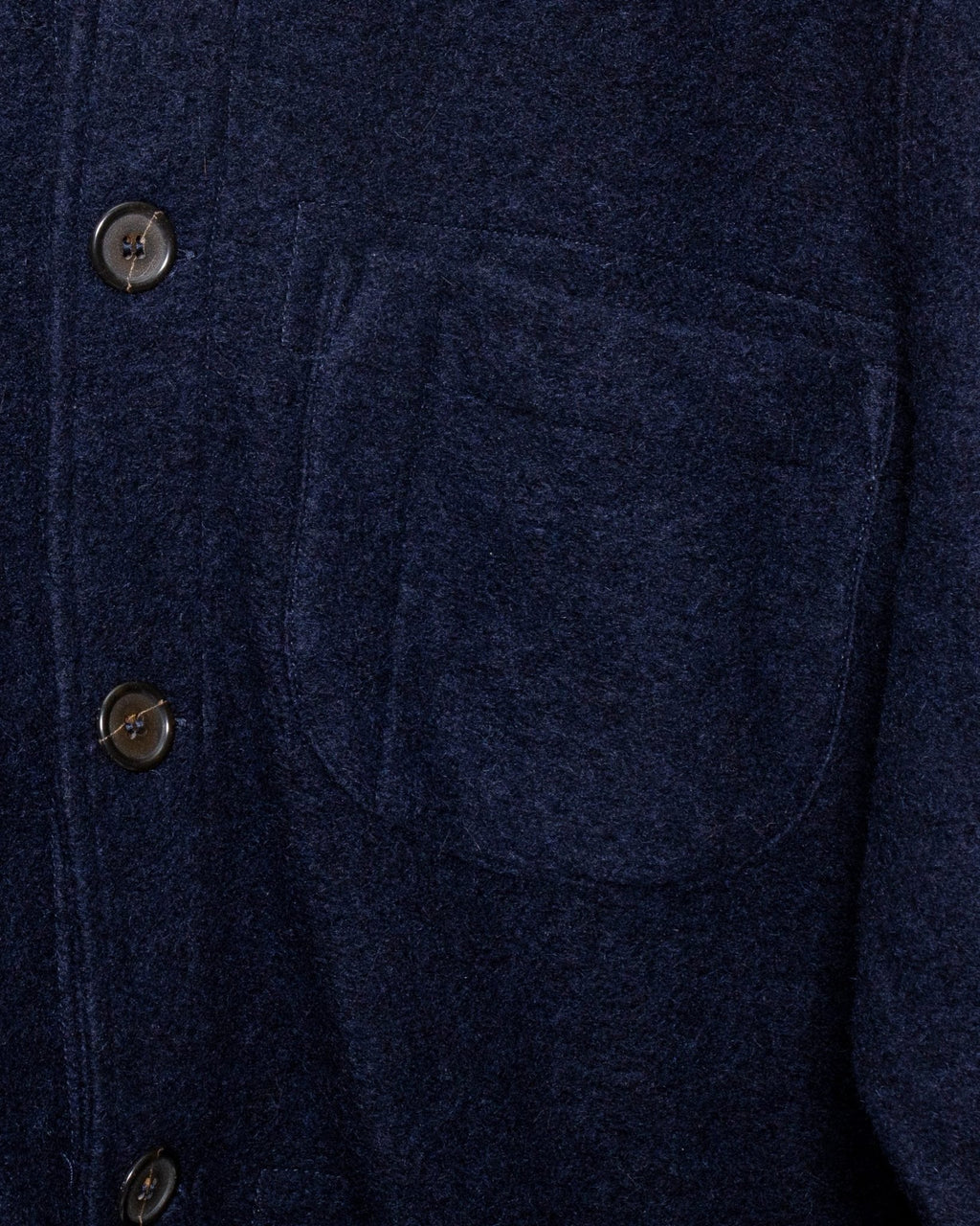 Field Jacket Wool Fleece - Navy - UNIVERSAL WORKS