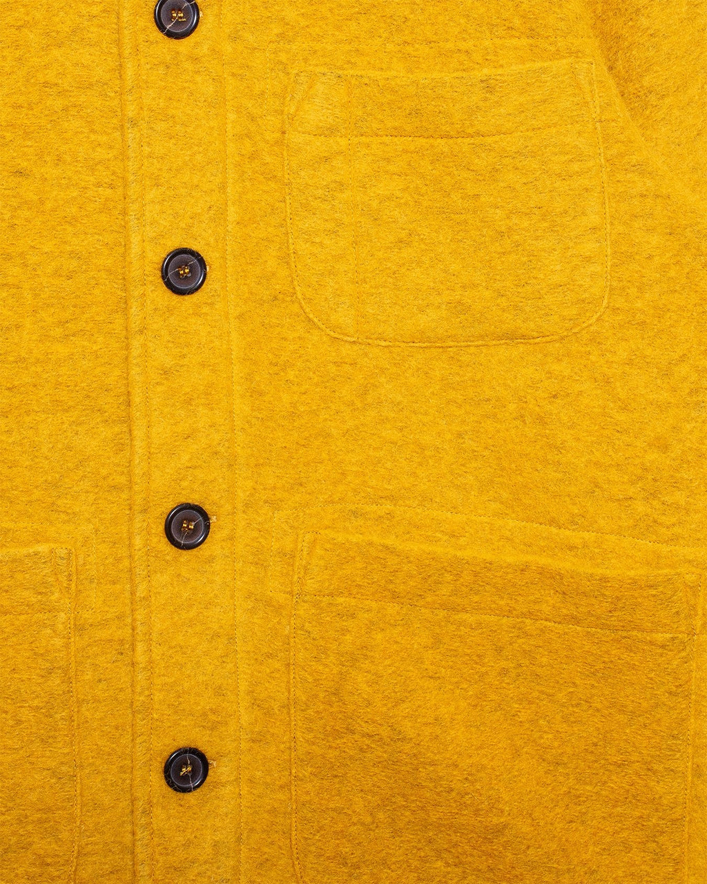 Field Jacket Yellow Wool Fleece - UNIVERSAL WORKS