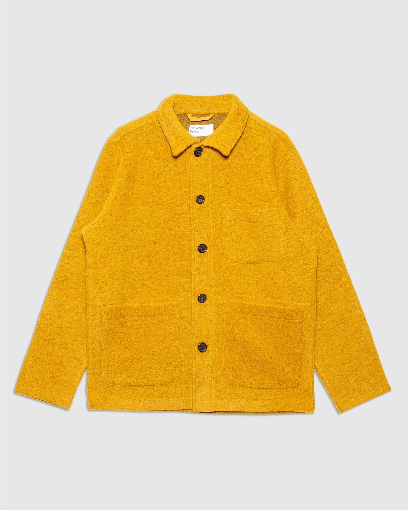 Field Jacket Yellow Wool Fleece - UNIVERSAL WORKS