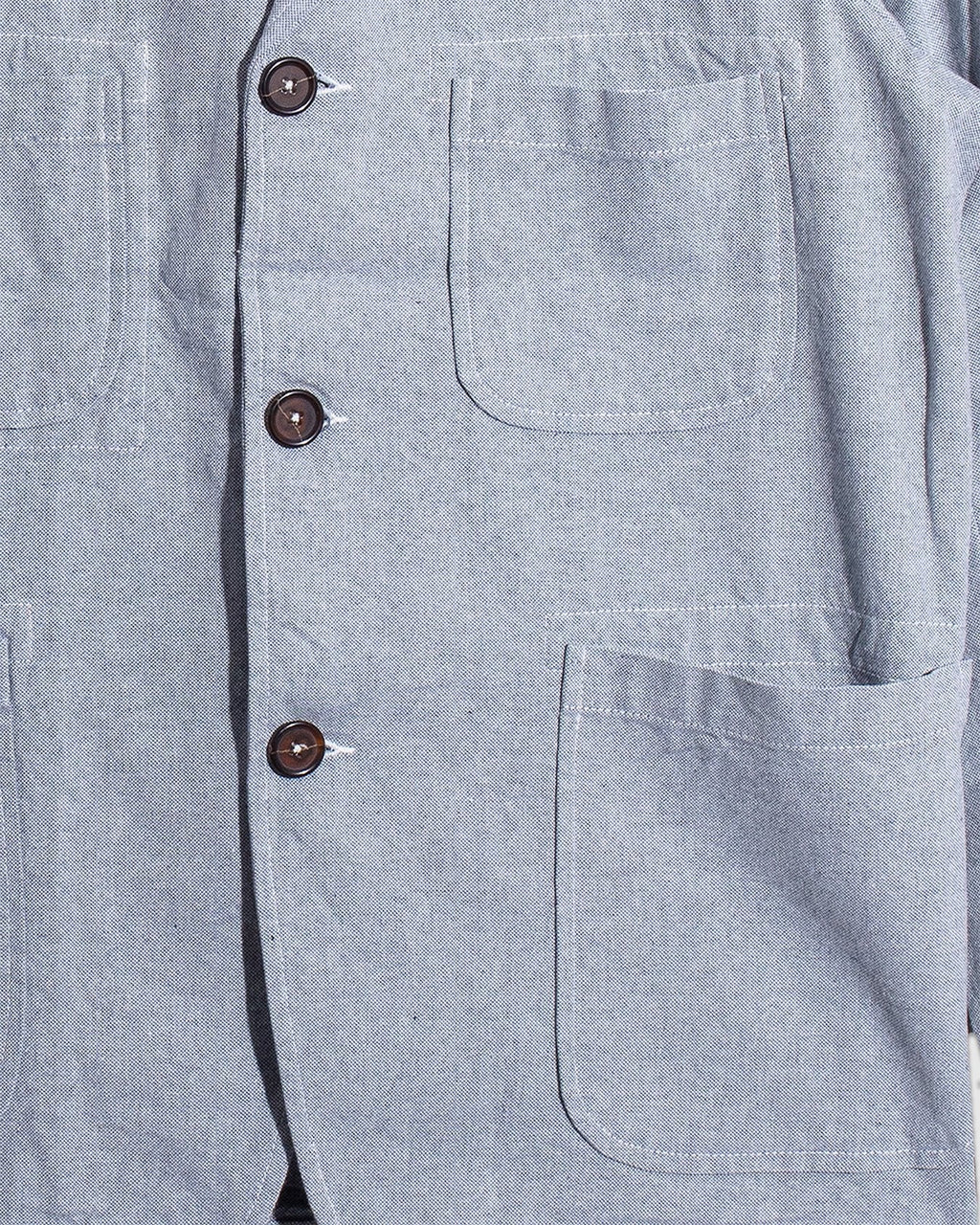Five Pocket Jacket Reworked Jean Cloth - Indigo - UNIVERSAL WORKS