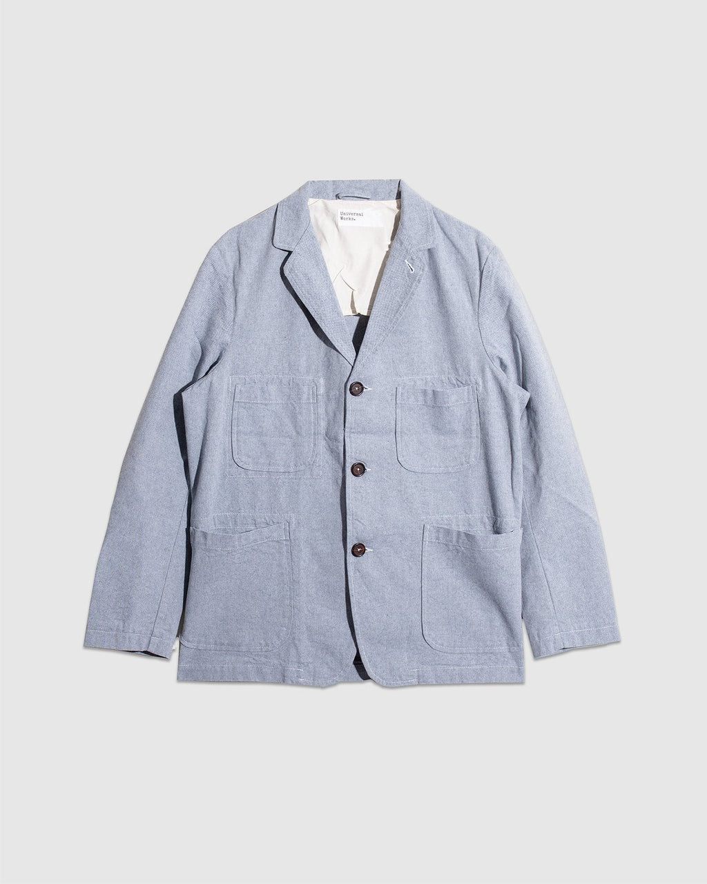 Five Pocket Jacket Reworked Jean Cloth - Indigo - UNIVERSAL WORKS