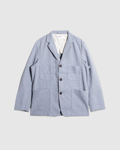 Five Pocket Jacket Reworked Jean Cloth - Indigo - UNIVERSAL WORKS