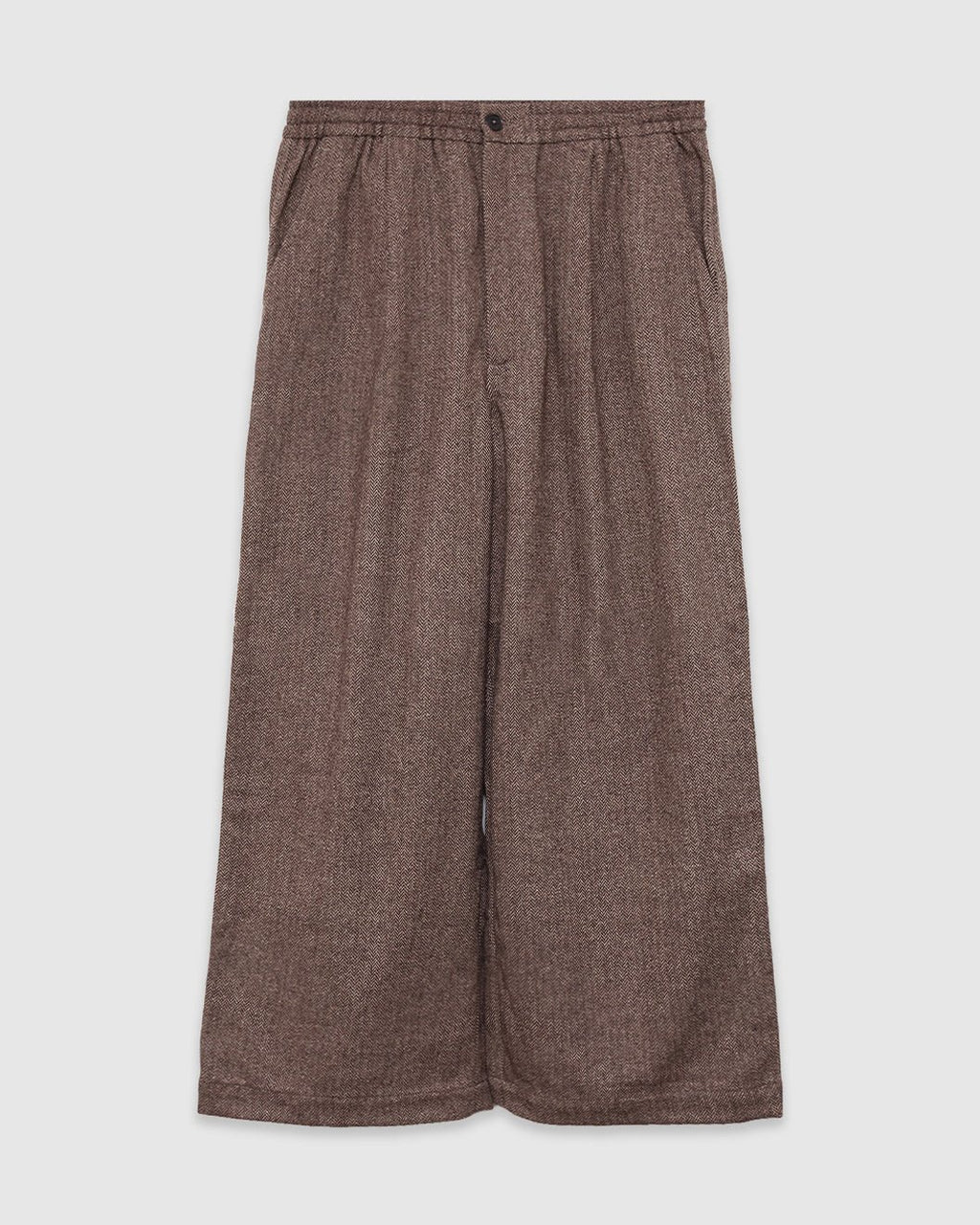 Gillespie Pant Wool Herringbone Brown - UNIVERSAL WORKS