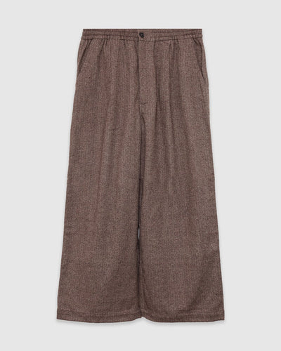 Gillespie Pant Wool Herringbone Brown - UNIVERSAL WORKS