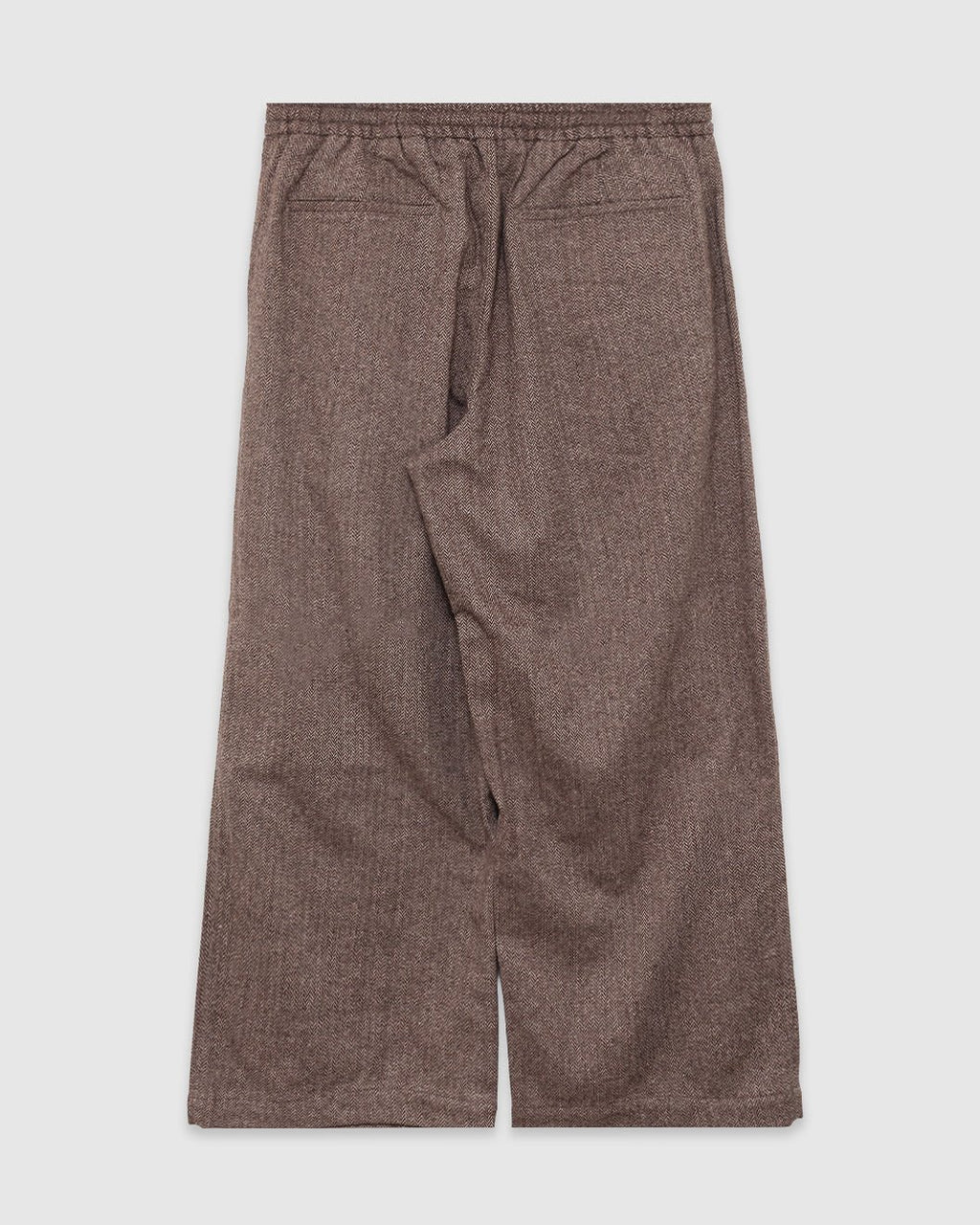 Gillespie Pant Wool Herringbone Brown - UNIVERSAL WORKS
