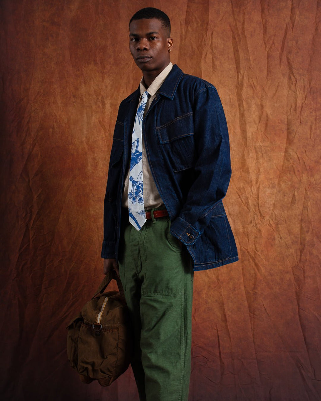 Indigo Kaihara LT WT Denim Jungle Jacket - UNIVERSAL WORKS
