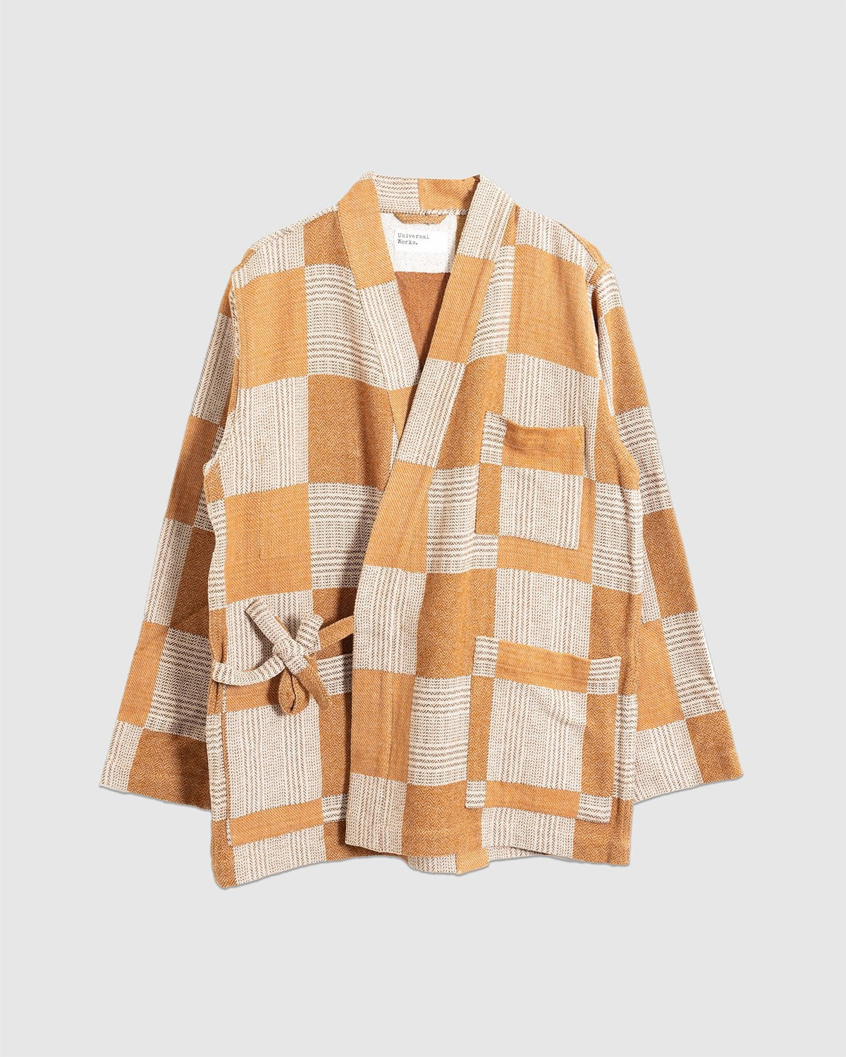 Kyoto Work Jacket Japanese Patchwork Sand - UNIVERSAL WORKS