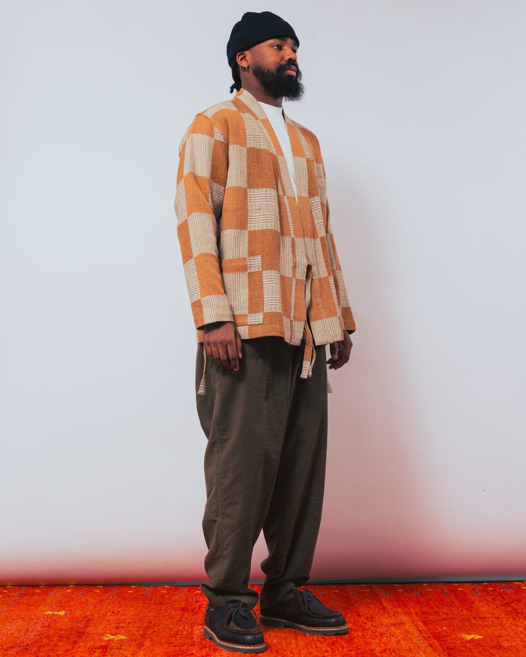 Kyoto Work Jacket Japanese Patchwork Sand - UNIVERSAL WORKS
