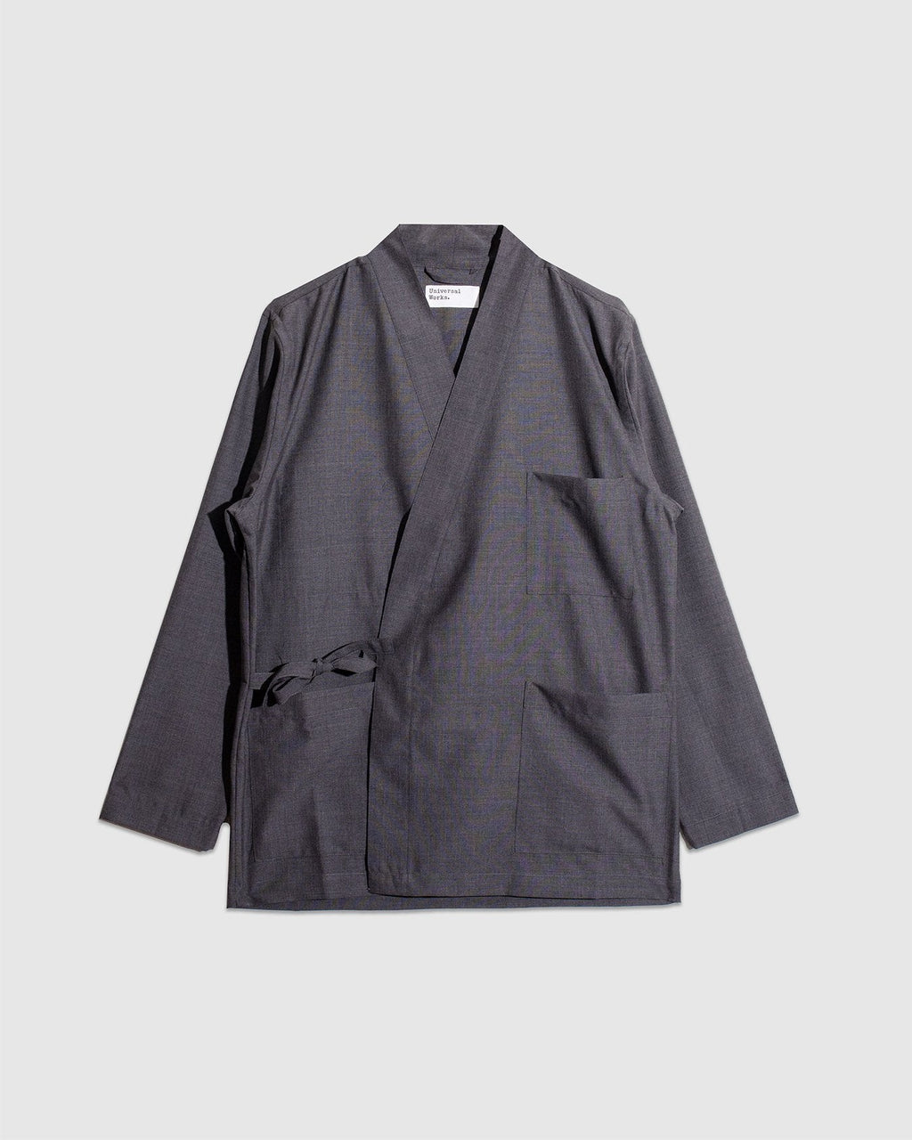 Kyoto Work Jacket Tropical Suiting - Grey Marl - UNIVERSAL WORKS