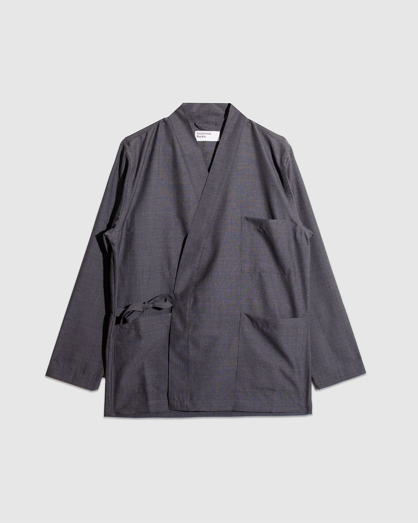 Kyoto Work Jacket Tropical Suiting - Grey Marl - UNIVERSAL WORKS
