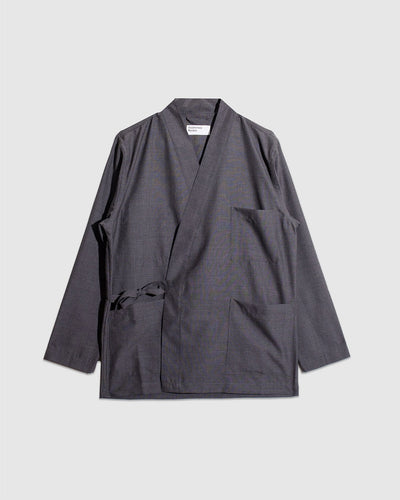 Kyoto Work Jacket Tropical Suiting - Grey Marl - UNIVERSAL WORKS