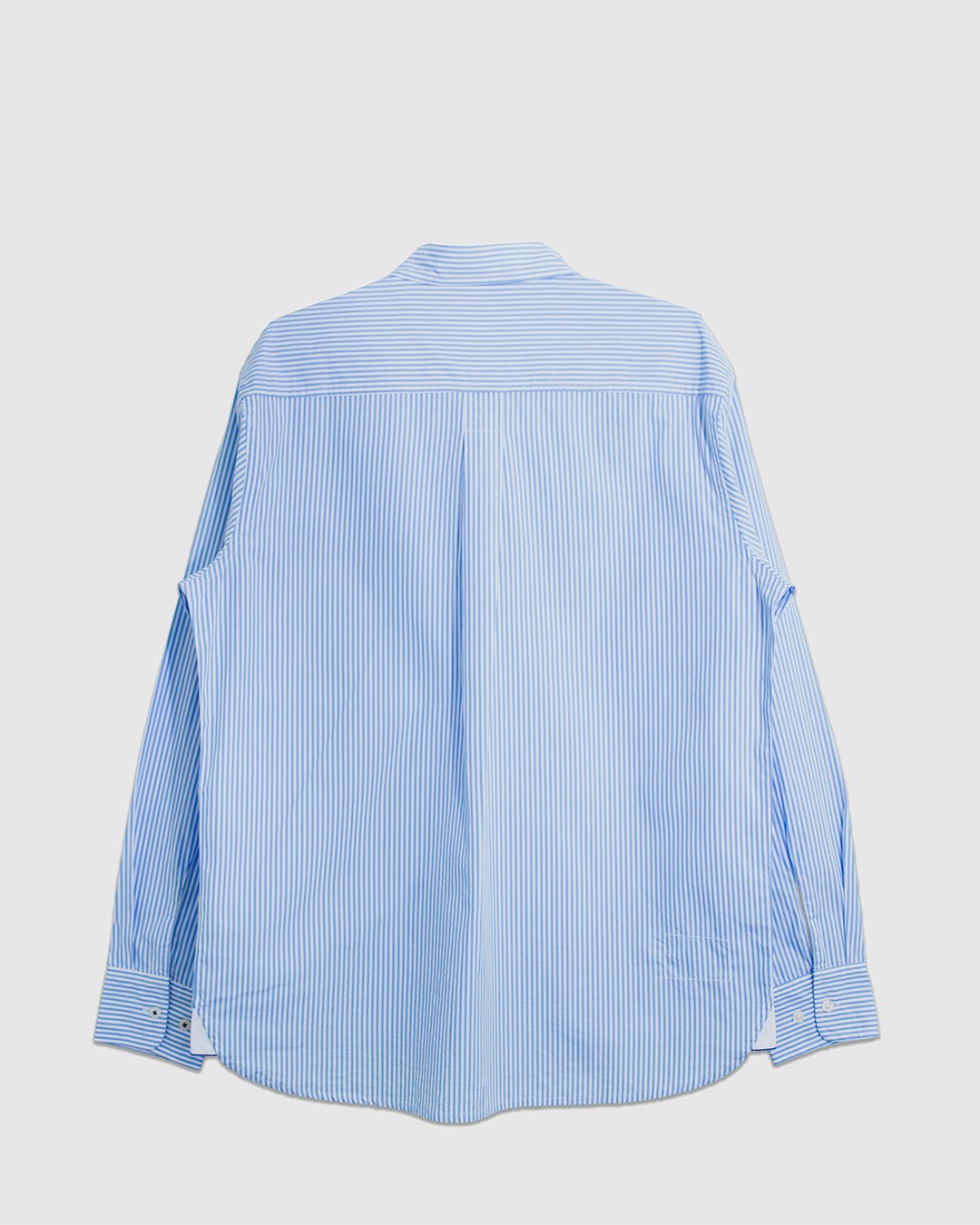 Lazy Day Shirt Classic Nipon Stripe Sky/White - UNIVERSAL WORKS