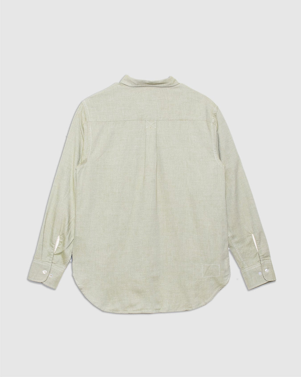 Lazy Day Shirt Green Neptune Cotton - UNIVERSAL WORKS