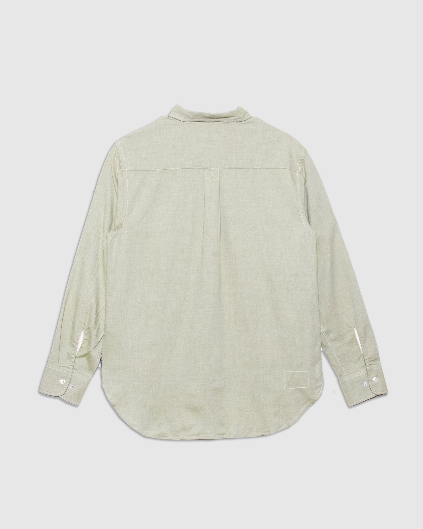 Lazy Day Shirt Green Neptune Cotton - UNIVERSAL WORKS