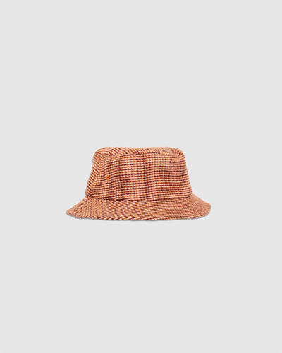 Lewis Hat Harris Tweed Weave - Rust - UNIVERSAL WORKS